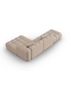 Astro 4-zits Cappuccino modulaire hoekbank rechts - 300x190x70 cm