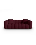 Astro Modulares 4-Sitzer-Sofa in Bordeauxrot - 238 x 94 x 70 cm