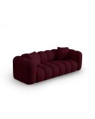 Astro Modulares 4-Sitzer-Sofa in Bordeauxrot - 238 x 94 x 70 cm