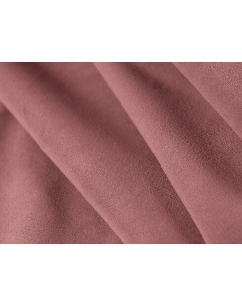 Canapé d'angle gauche velours modulable Astro 4 places flamant - 300x190x70 cm