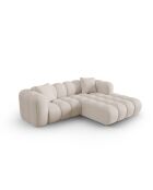 Astro 3-Sitzer modulares rechtes Ecksofa beige - 238x190x70 cm