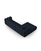 Canapé d'angle gauche modulaire Astro 4 places bleu roi - 300x190x70 cm