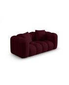 Astro 2-Sitzer-Sofa in Burgunderrot - 178x94x70 cm