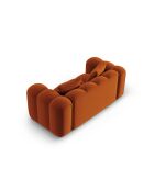 Astro 2-Sitzer-Samtsofa Terrakotta - 178x94x70 cm