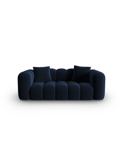 Astro 3-Sitzer-Samtsofa Königsblau - 208x94x70 cm