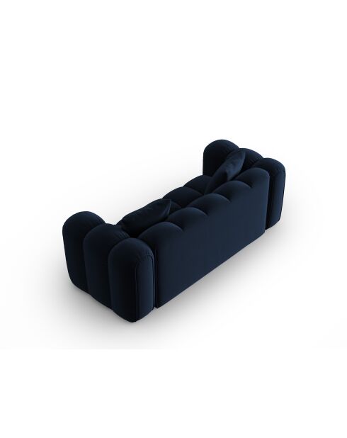 Astro 3-Sitzer-Samtsofa Königsblau - 208x94x70 cm