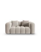 Astro 2-Sitzer-Samtsofa ecru - 178x94x70 cm