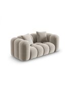 Astro 2-Sitzer-Samtsofa ecru - 178x94x70 cm