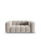 Astro 2-Sitzer-Samtsofa ecru - 178x94x70 cm
