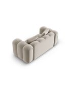 Astro 2-Sitzer-Samtsofa ecru - 178x94x70 cm