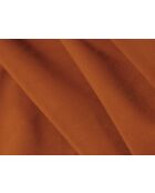 Canapé d'angle gauche velours modulable Astro 4 places terracotta - 300x190x70 cm