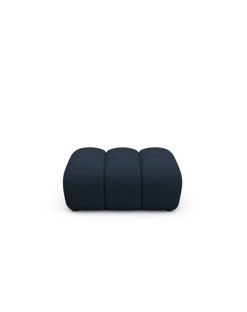 Pouf Astro 1 place bleu roi - 90x70x43 cm