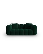 Astro 3-Sitzer-Sofa aus Samt flaschengrün - 208x94x70 cm