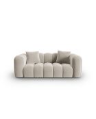 Astro 3-Sitzer-Samtsofa ecru - 208x94x70 cm