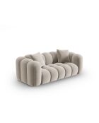 Astro 3-Sitzer-Samtsofa ecru - 208x94x70 cm