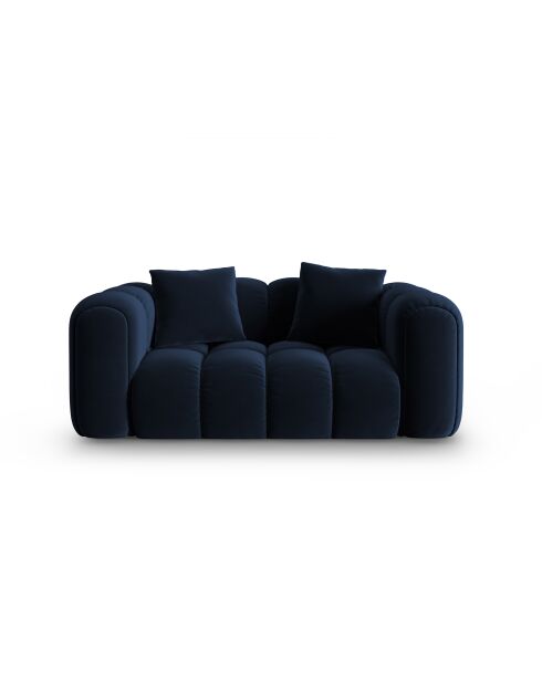 Astro 2-Sitzer-Samtsofa königsblau - 178x94x70 cm