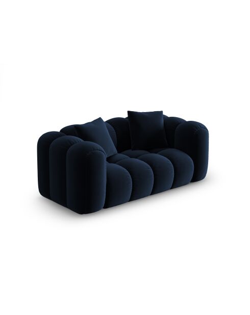 Astro 2-Sitzer-Samtsofa königsblau - 178x94x70 cm