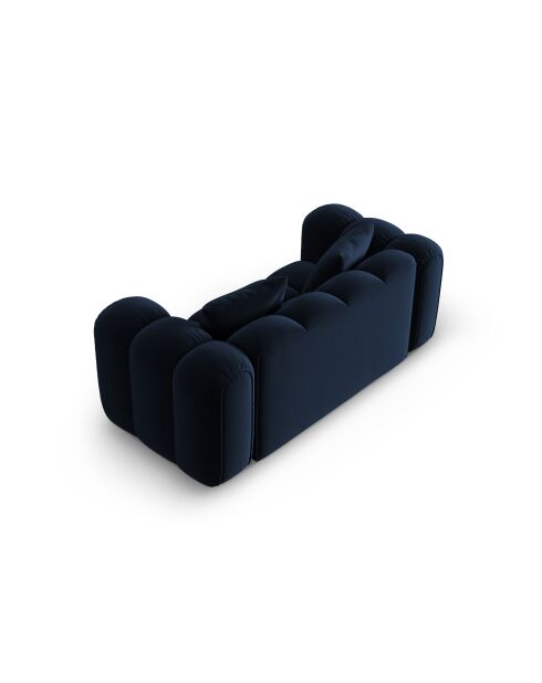 Astro 2-Sitzer-Samtsofa königsblau - 178x94x70 cm