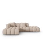 Canapé d'angle gauche modulaire Astro 4 places cappuccino - 300x190x70 cm