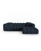 Astro 4-Sitzer modulares rechtes Ecksofa königsblau - 300x190x70 cm