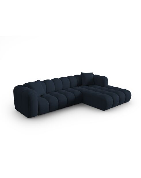 Astro 4-Sitzer modulares rechtes Ecksofa königsblau - 300x190x70 cm