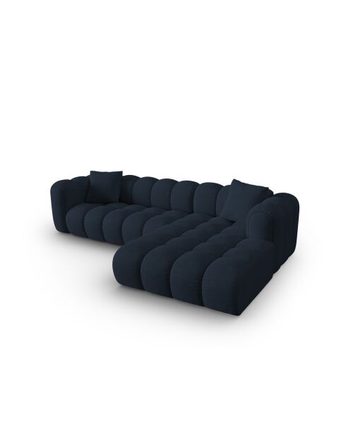 Astro 4-Sitzer modulares rechtes Ecksofa königsblau - 300x190x70 cm