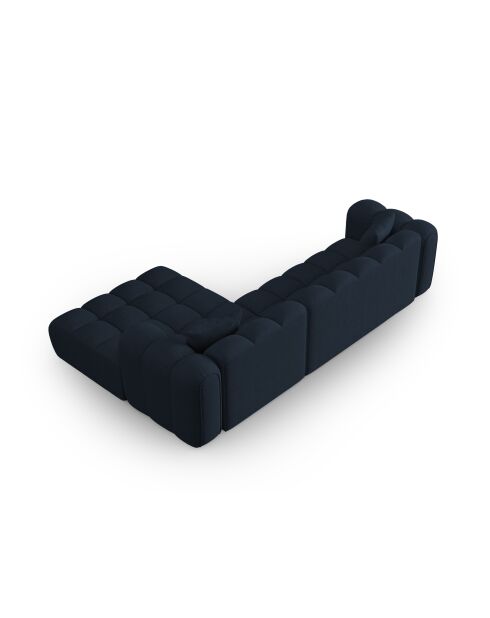 Astro 4-Sitzer modulares rechtes Ecksofa königsblau - 300x190x70 cm