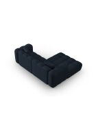 Canapé d'angle gauche modulaire Astro 3 places bleu roi - 238x190x70 cm