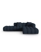 Astro 4-Sitzer modulares rechtes Ecksofa königsblau - 300x190x70 cm