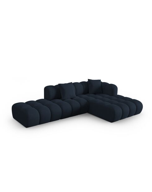 Astro 4-Sitzer modulares rechtes Ecksofa königsblau - 300x190x70 cm