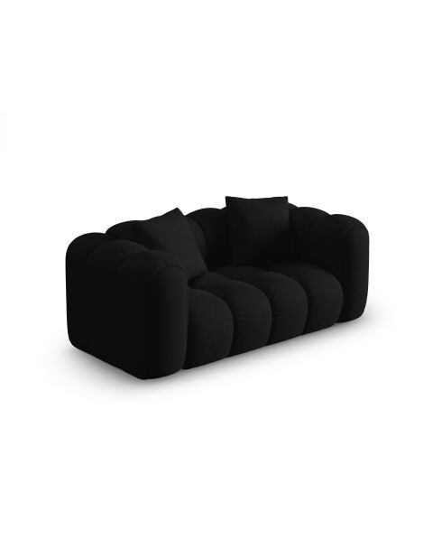 Astro 2-Sitzer-Sofa schwarz - 178x94x70 cm