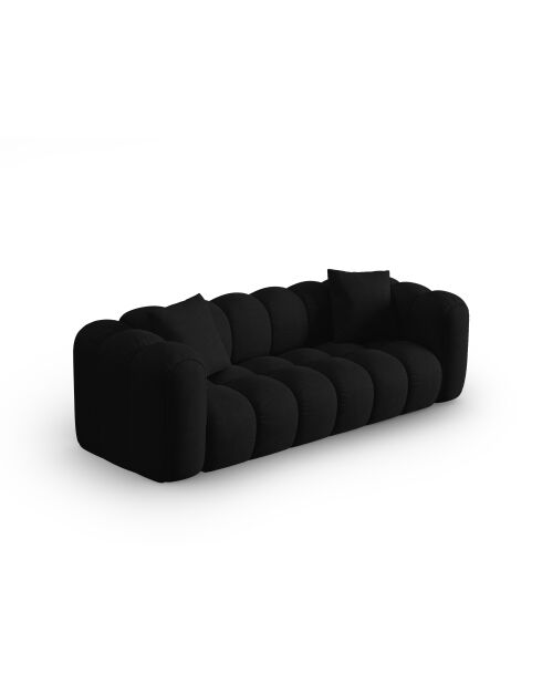 Canapé modulaire Astro 4 places noir - 238x94x70 cm