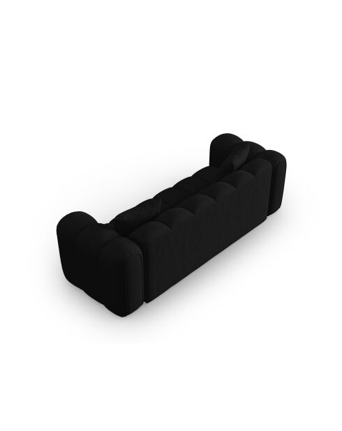 Canapé modulaire Astro 4 places noir - 238x94x70 cm