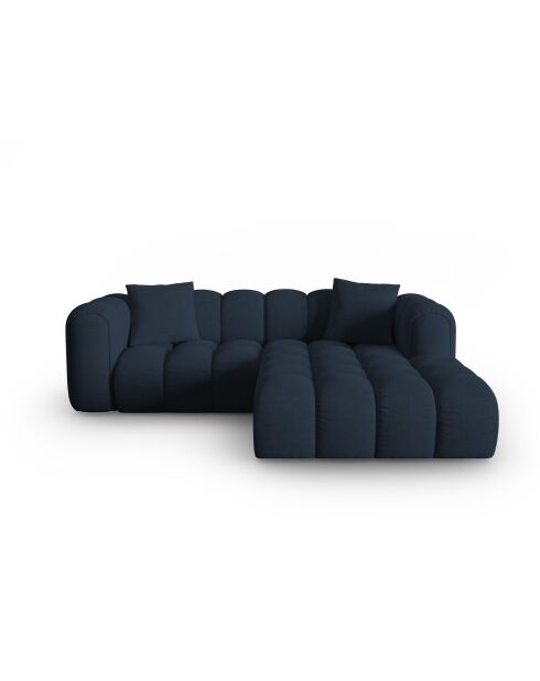 Astro 3-Sitzer modulares rechtes Ecksofa königsblau - 238x190x70 cm