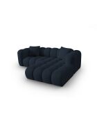 Astro 3-Sitzer modulares rechtes Ecksofa königsblau - 238x190x70 cm