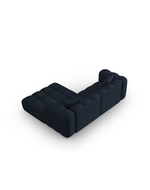 Astro 3-Sitzer modulares rechtes Ecksofa königsblau - 238x190x70 cm