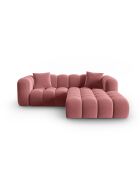 Astro Flamant 3-Sitzer Modulares Ecksofa aus Samt, rechts, 238 x 190 x 70 cm