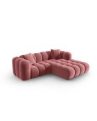 Astro Flamant 3-Sitzer Modulares Ecksofa aus Samt, rechts, 238 x 190 x 70 cm