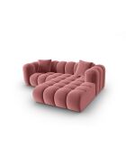 Astro Flamant 3-Sitzer Modulares Ecksofa aus Samt, rechts, 238 x 190 x 70 cm