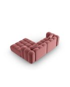 Astro Flamant 3-Sitzer Modulares Ecksofa aus Samt, rechts, 238 x 190 x 70 cm