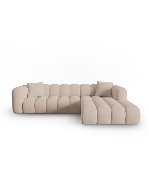 Astro 4-Sitzer Cappuccino modulares rechtes Ecksofa - 300x190x70 cm