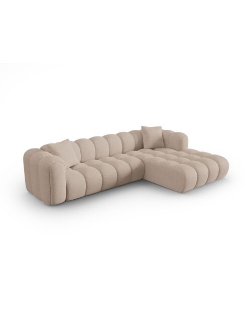 Astro 4-Sitzer Cappuccino modulares rechtes Ecksofa - 300x190x70 cm