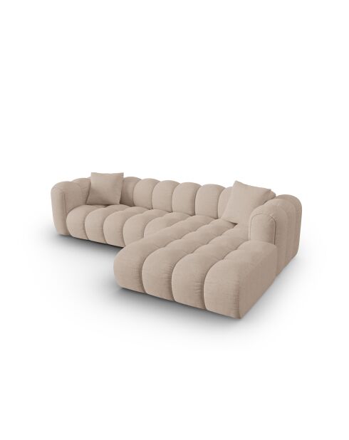 Astro 4-Sitzer Cappuccino modulares rechtes Ecksofa - 300x190x70 cm