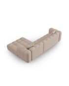 Astro 4-Sitzer Cappuccino modulares rechtes Ecksofa - 300x190x70 cm