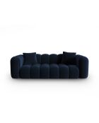 Astro 4-zits fluwelen modulaire bank koningsblauw - 238x94x70 cm