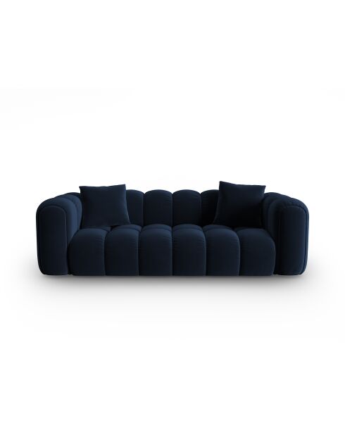 Astro 4-zits fluwelen modulaire bank koningsblauw - 238x94x70 cm