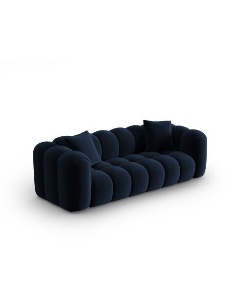 Astro 4-zits fluwelen modulaire bank koningsblauw - 238x94x70 cm