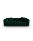 Astro 4-zits fluwelen modulaire bank fles groen - 238x94x70 cm