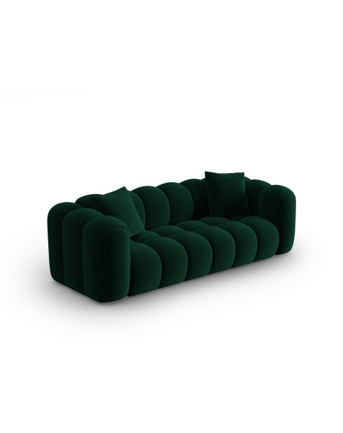 Astro 4-zits fluwelen modulaire bank fles groen - 238x94x70 cm