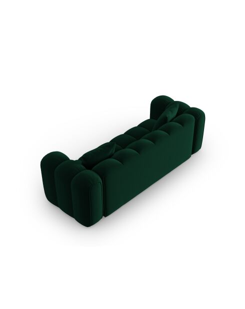 Astro 4-zits fluwelen modulaire bank fles groen - 238x94x70 cm